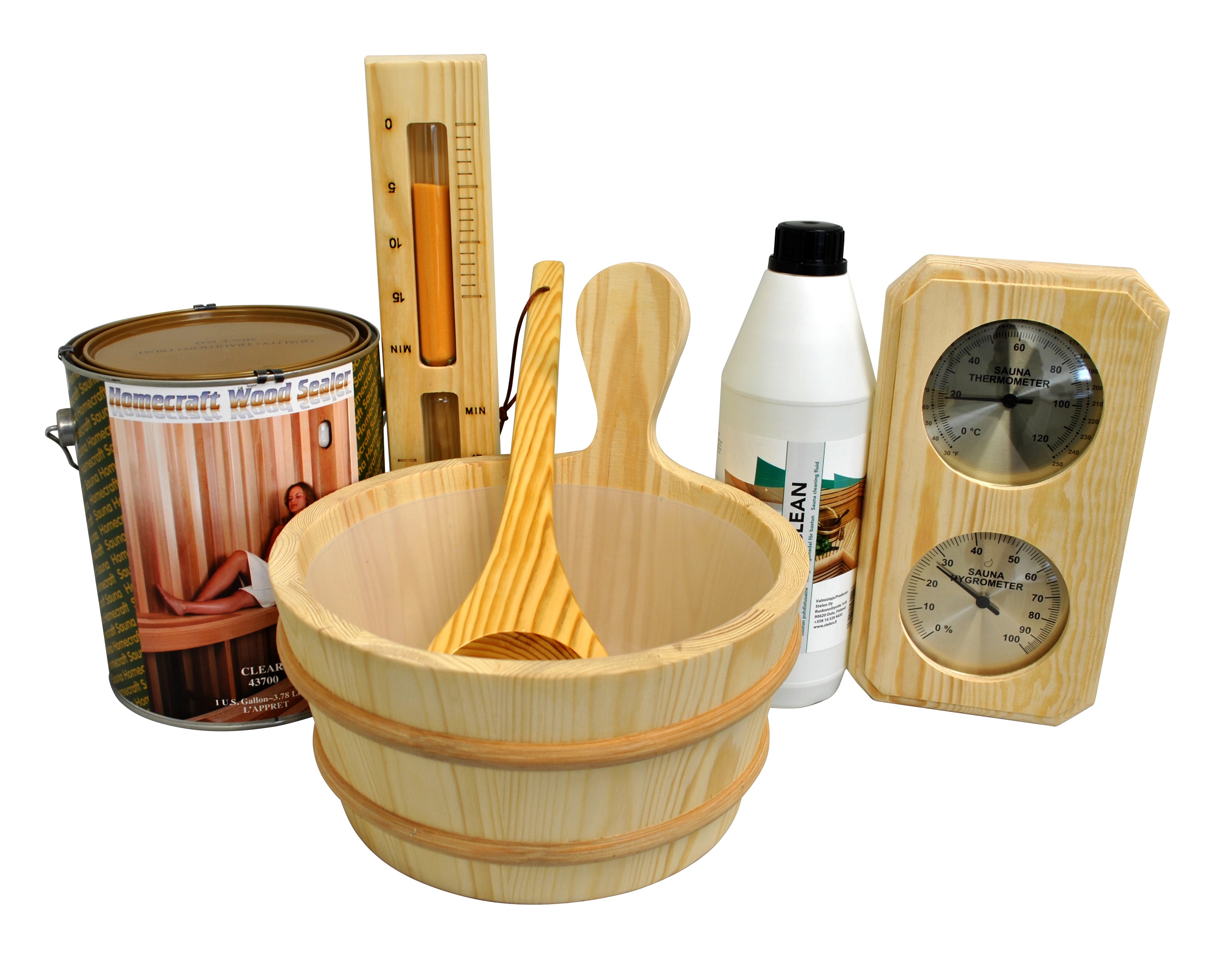 Pine Sauna Accessory Kit